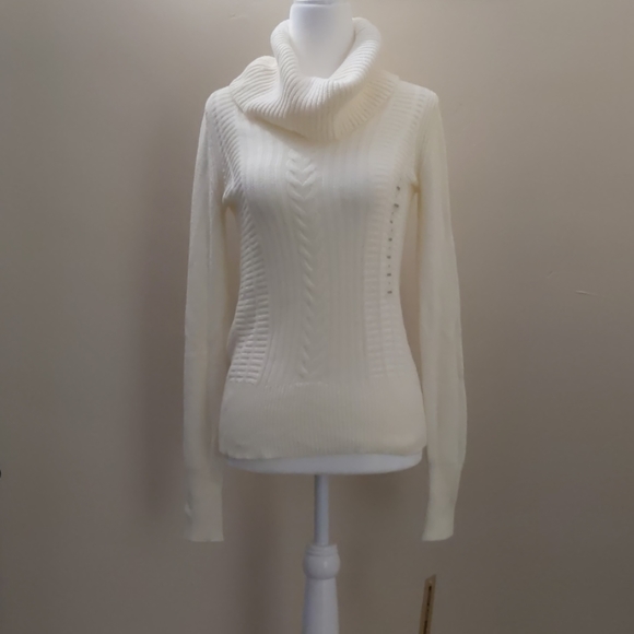 Dkny Sweaters - 🔥NWT DKNY cowl neck off white sweater